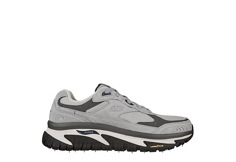 Skechers Mens Arch Fit Road Walker - Grey 2 Skechers Mens Arch Fit Road Walker - Grey - Image 2