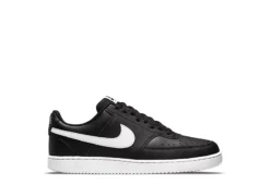 Nike Mens Court Vision Low Sneaker - Black