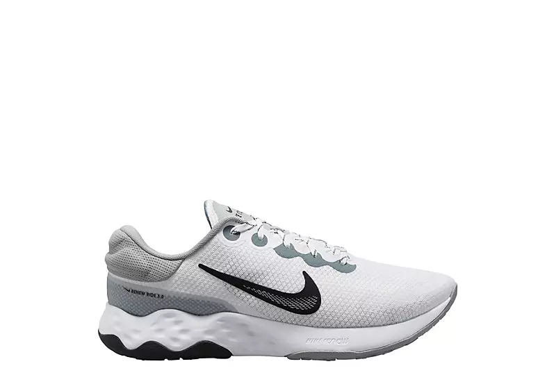 Nike Mens Renew Ride 3 Running Shoe - White 1 Nike Mens Renew Ride 3 Running Shoe - White