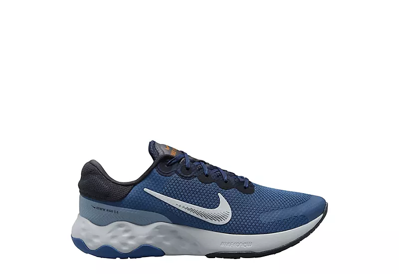 Nike Mens Renew Ride 3 Running Shoe - Blue 1 Nike Mens Renew Ride 3 Running Shoe - Blue