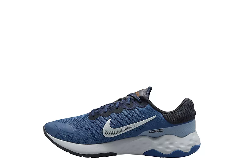 Nike Mens Renew Ride 3 Running Shoe - Blue 3 Nike Mens Renew Ride 3 Running Shoe - Blue - Image 3