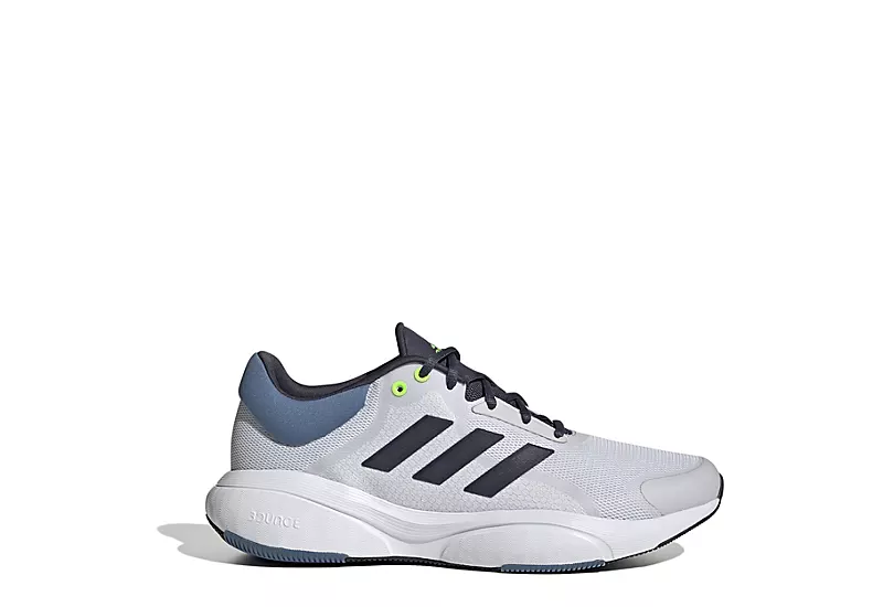 Adidas Mens Response Solar Running Shoe - Grey 2 Adidas Mens Response Solar Running Shoe - Grey - Image 2