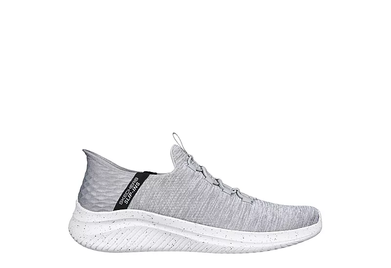 Skechers Mens Slip-ins Ultra Flex 3.0 - Grey 2 Skechers Mens Slip-ins Ultra Flex 3.0 - Grey - Image 2