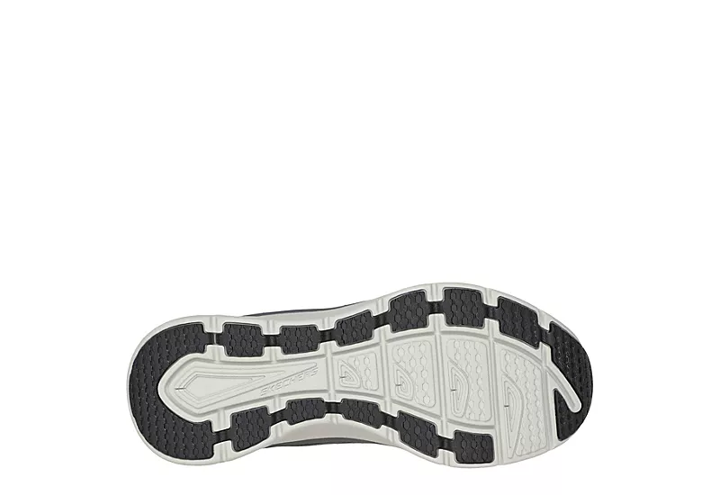 Skechers Mens Dlux Walker Commuter - Dark Grey 5 Skechers Mens Dlux Walker Commuter - Dark Grey - Image 5