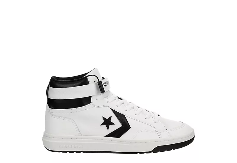 Converse Mens Pro Blaze Strap Sneaker - White 2 Converse Mens Pro Blaze Strap Sneaker - White - Image 2
