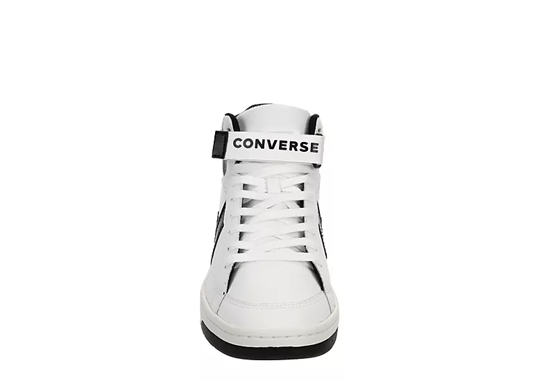 Converse Mens Pro Blaze Strap Sneaker - White 3 Converse Mens Pro Blaze Strap Sneaker - White - Image 3