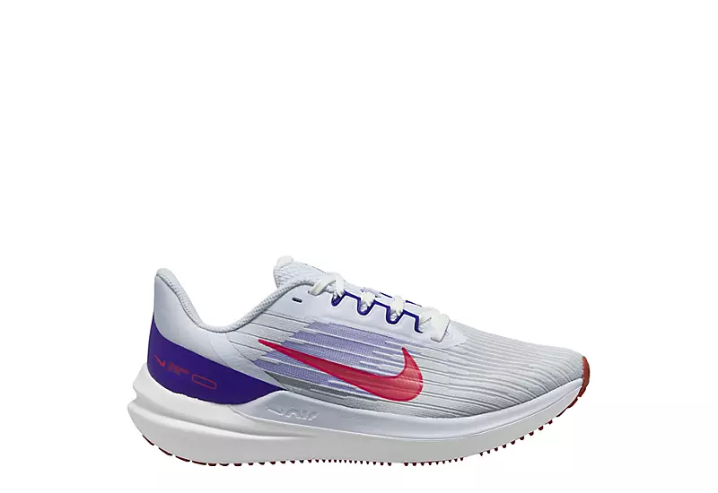 Nike Mens Air Winflo 9 Running Shoe - Grey 2 Nike Mens Air Winflo 9 Running Shoe - Grey - Image 2