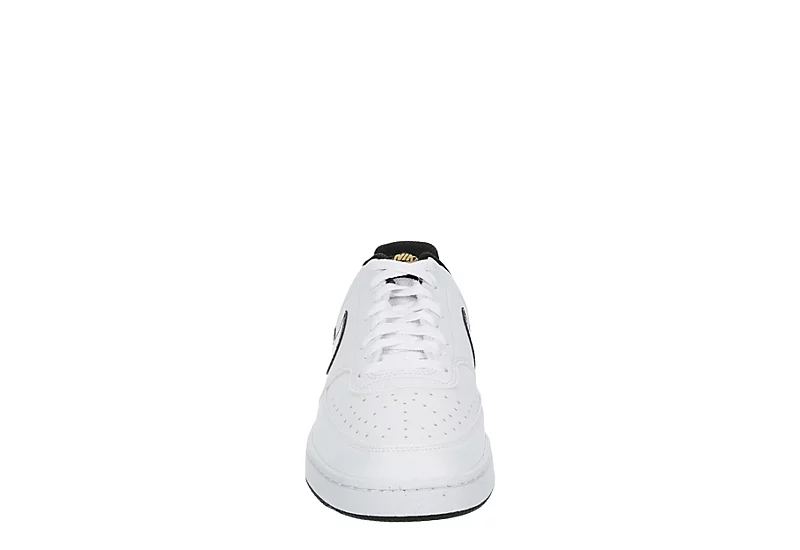 Nike Mens Court Vision Sneaker - White 3 Nike Mens Court Vision Sneaker - White - Image 3