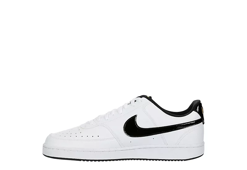 Nike Mens Court Vision Sneaker - White 4 Nike Mens Court Vision Sneaker - White - Image 4