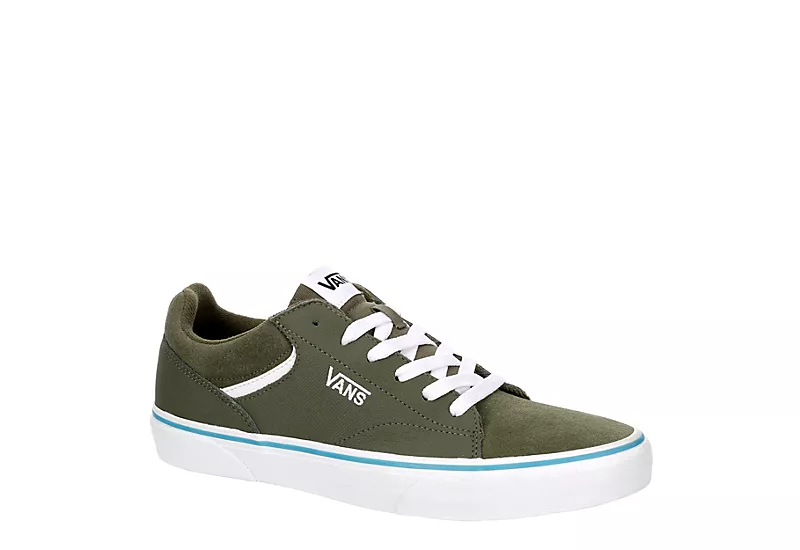 Vans Mens Seldan Sneaker - Olive 1 Vans Mens Seldan Sneaker - Olive
