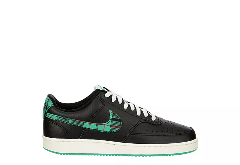 Nike Mens Court Vision Low Sneaker - Black 2 Nike Mens Court Vision Low Sneaker - Black - Image 2