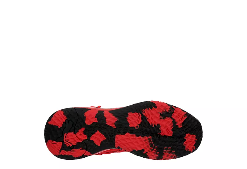 Puma Mens Playmaker Pro Mid Basketball Shoe - Red 7 Puma Mens Playmaker Pro Mid Basketball Shoe - Red - Image 7