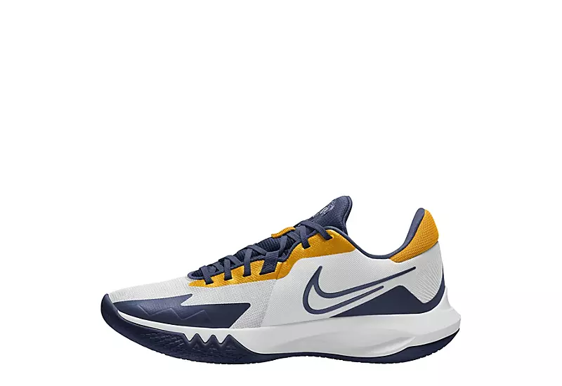 Nike Mens Precision 6 Basketball Shoe - White 4 Nike Mens Precision 6 Basketball Shoe - White - Image 4