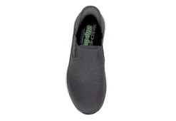 Skechers Mens Slip-ins Dlux Walker Orford - Dark Grey -Deals All Walk Styles Store US 01 601364 05