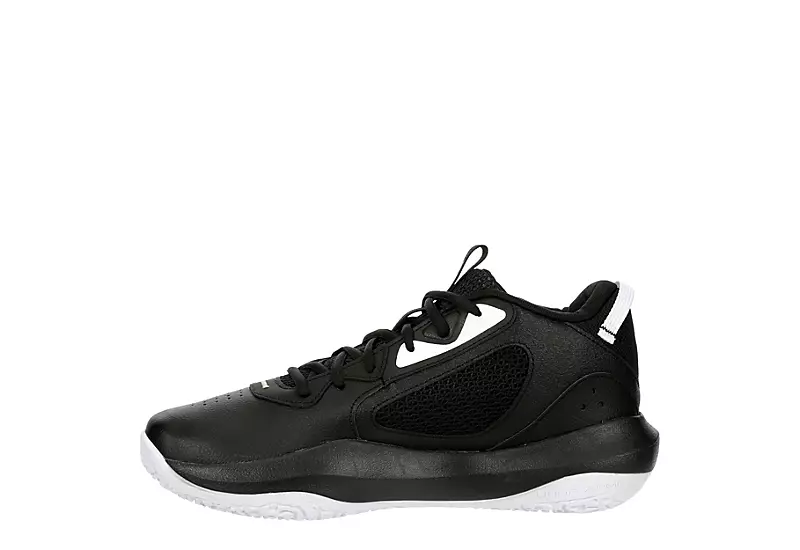 Under Armour Mens Lockdown 6 Basketball Shoe - Black 4 Under Armour Mens Lockdown 6 Basketball Shoe - Black - Image 4