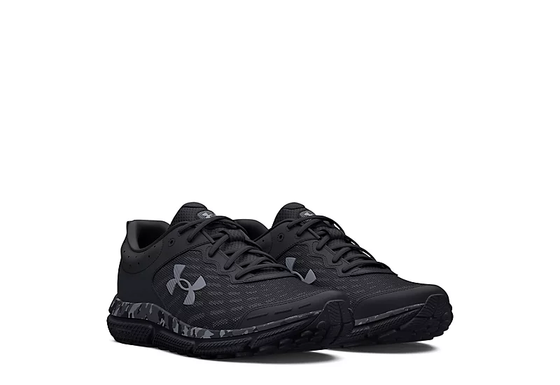 Under Armour Mens Charged Assert 10 Running Shoe - Black 1 Under Armour Mens Charged Assert 10 Running Shoe - Black