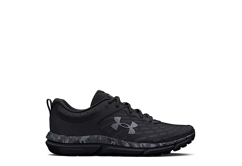 Under Armour Mens Charged Assert 10 Running Shoe - Black 2 Under Armour Mens Charged Assert 10 Running Shoe - Black - Image 2