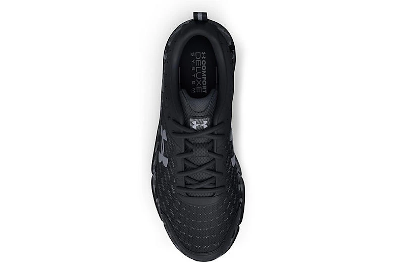Under Armour Mens Charged Assert 10 Running Shoe - Black 4 Under Armour Mens Charged Assert 10 Running Shoe - Black - Image 4