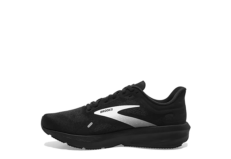 Brooks Mens Launch 9 Running Shoe - Black 3 Brooks Mens Launch 9 Running Shoe - Black - Image 3