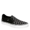 Vans Mens Asher Deluxe Slip On Sneaker - Black