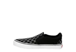 Vans Mens Asher Deluxe Slip On Sneaker - Black -Deals All Walk Styles Store US 01 630178 03