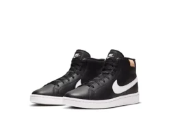 Nike Mens Court Royale 2 Mid Sneaker - Black