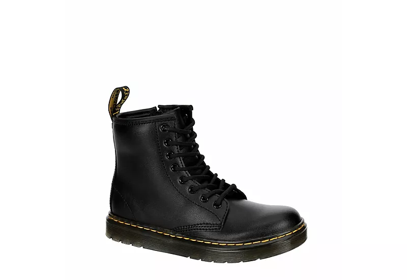 Dr. Martens Dr.martens Boys Zavala Combat Boot - Black 1 Dr. Martens Dr.martens Boys Zavala Combat Boot - Black