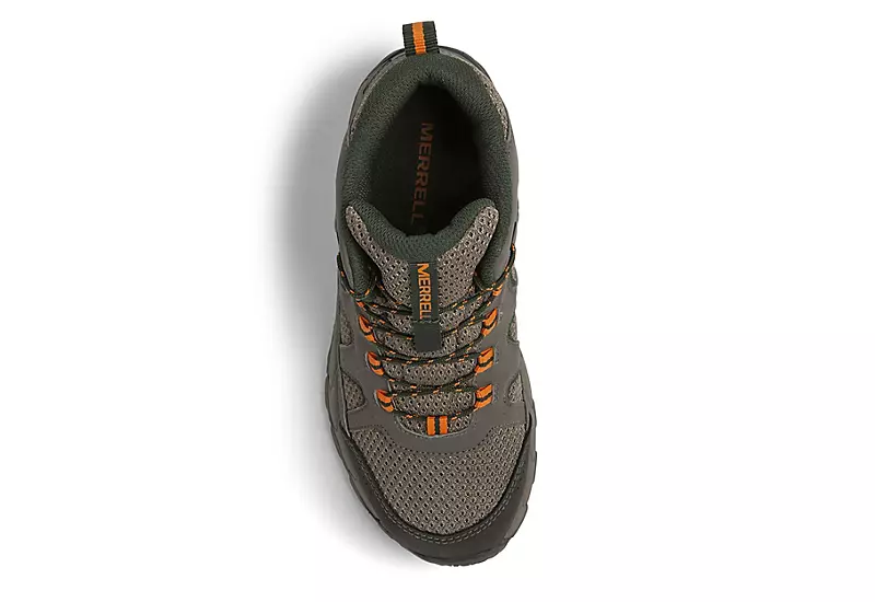 Merrell Boys Oakcreek Mid Hiking Shoe - Brown 4 Merrell Boys Oakcreek Mid Hiking Shoe - Brown - Image 4