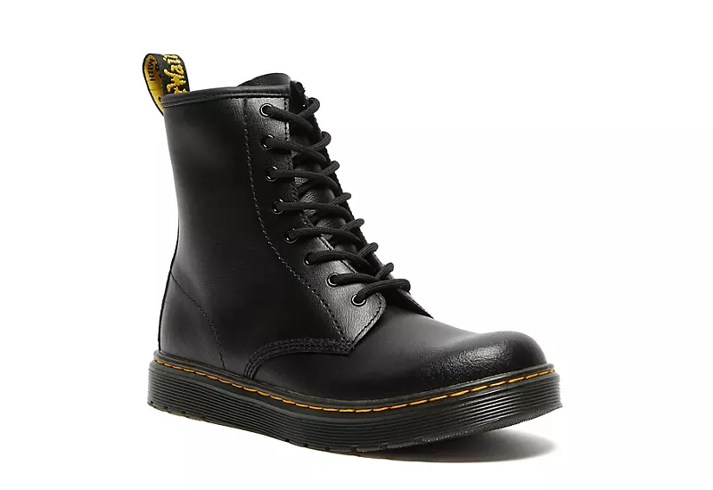 Dr. Martens Dr.martens Boys Zavala Combat Boot - Black 1 Dr. Martens Dr.martens Boys Zavala Combat Boot - Black