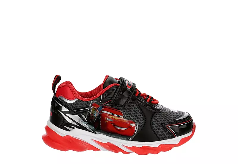 Disney Boys Infant Cars Light Up Sneaker - Red 2 Disney Boys Infant Cars Light Up Sneaker - Red - Image 2