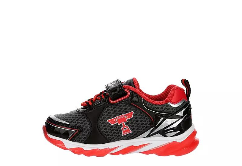 Disney Boys Infant Cars Light Up Sneaker - Red 4 Disney Boys Infant Cars Light Up Sneaker - Red - Image 4