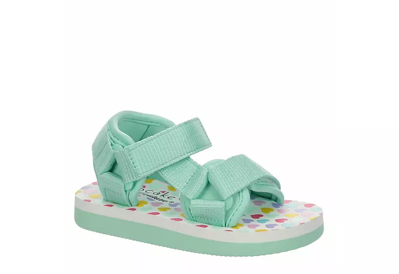 Cupcake Couture Girls Infant Oceana Outdoor Sandal - Mint 1 Cupcake Couture Girls Infant Oceana Outdoor Sandal - Mint