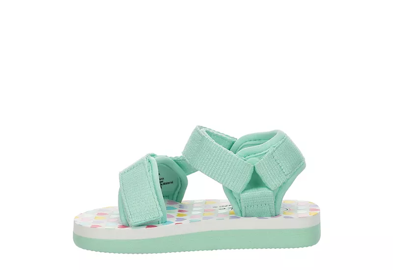 Cupcake Couture Girls Infant Oceana Outdoor Sandal - Mint 4 Cupcake Couture Girls Infant Oceana Outdoor Sandal - Mint - Image 4