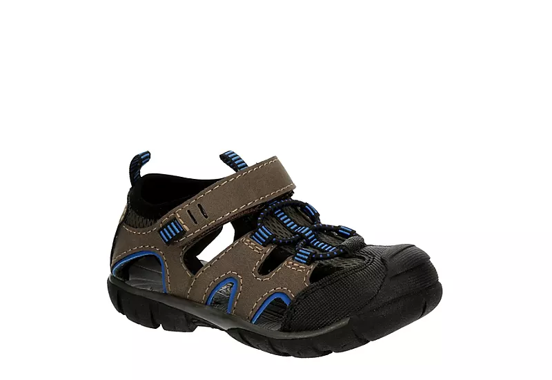 West Harris Boys Infant Sailor Outdoor Sandal - Grey 1 West Harris Boys Infant Sailor Outdoor Sandal - Grey