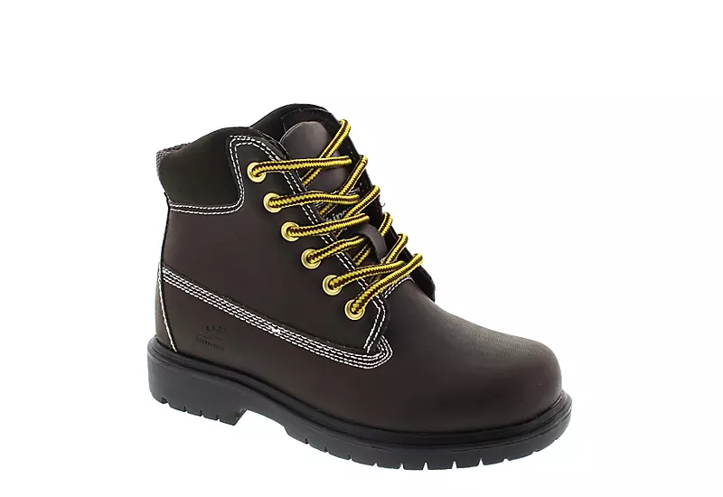 Deer Stags Boys Mak2 Hiking Boot - Dark Brown 1 Deer Stags Boys Mak2 Hiking Boot - Dark Brown