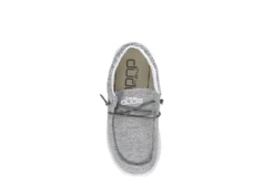 Heydude Boys Wally Youth Slip On Sneaker - Grey -Deals All Walk Styles Store US 01 702296 05