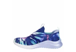 Skechers Girls Ultra Flex 2.0 Iris Color Slip On Sneaker - Navy -Deals All Walk Styles Store US 01 702362 03