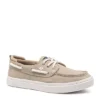 Sperry Boys Sea Ketch Washable Boat Shoe - Khaki