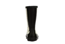 Hunter Boots Llc Boys Infant First Classic Skeleton Print Rain Boot - Black -Deals All Walk Styles Store US 01 702388 04