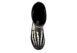 Hunter Boots Llc Boys Infant First Classic Skeleton Print Rain Boot - Black -Deals All Walk Styles Store US 01 702388 05