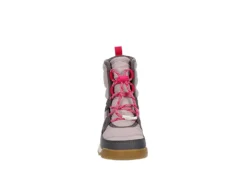 Sorel Girls Whitney Ii Short Lace Wp Snow Boot - Grey -Deals All Walk Styles Store US 01 702398 02