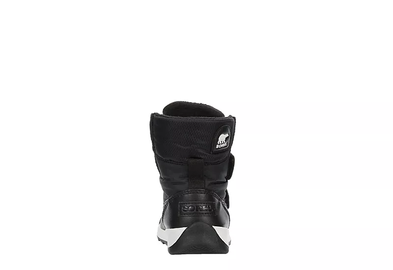 Sorel Boys Whitney Ii Strap Wp Snow Boot - Black 5 Sorel Boys Whitney Ii Strap Wp Snow Boot - Black - Image 5