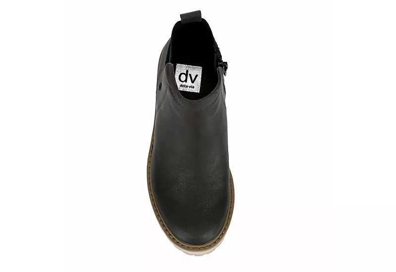 Dv By Dolce Vita Girls Fury Wedge Bootie - Black 6 Dv By Dolce Vita Girls Fury Wedge Bootie - Black - Image 6