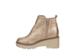 Dv By Dolce Vita Girls Fury Wedge Bootie - Rose Gold -Deals All Walk Styles Store US 01 702428 03