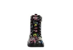 Skechers Girls Gravlen Combat Boot - Black -Deals All Walk Styles Store US 01 702463 02