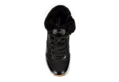 Skechers Girls Uno Cozy On Air Sneaker - Black -Deals All Walk Styles Store US 01 702467 05