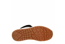 Skechers Girls Uno Cozy On Air Sneaker - Black -Deals All Walk Styles Store US 01 702467 06