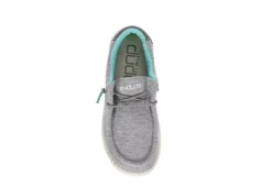 Heydude Boys Wally Youth Slip On Sneaker - Grey -Deals All Walk Styles Store US 01 702473 05