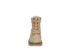 Cupcake Couture Girls Infant Lil Lexi Lace-up Boot - Beige 9 Cupcake Couture Girls Infant Lil Lexi Lace-up Boot - Beige -Deals All Walk Styles Store US 01 702522 02