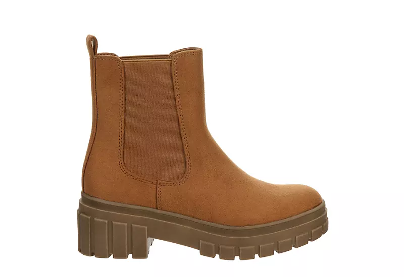 Cupcake Couture Girls Cora Chelsea Boot - Tan 2 Cupcake Couture Girls Cora Chelsea Boot - Tan - Image 2